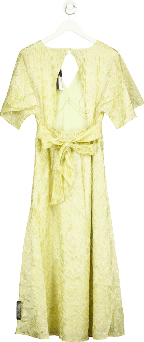 New Look Gold Kimono Sleeve Dress UK 12 - Reliked