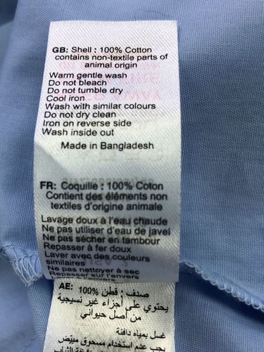 New Look Light Blue Poplin Oversized Shirt UK 6 - Reliked