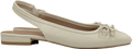 New Look Off White Faux Leather Slingback Flats - Cream UK 3 EU 36 👠 - Reliked