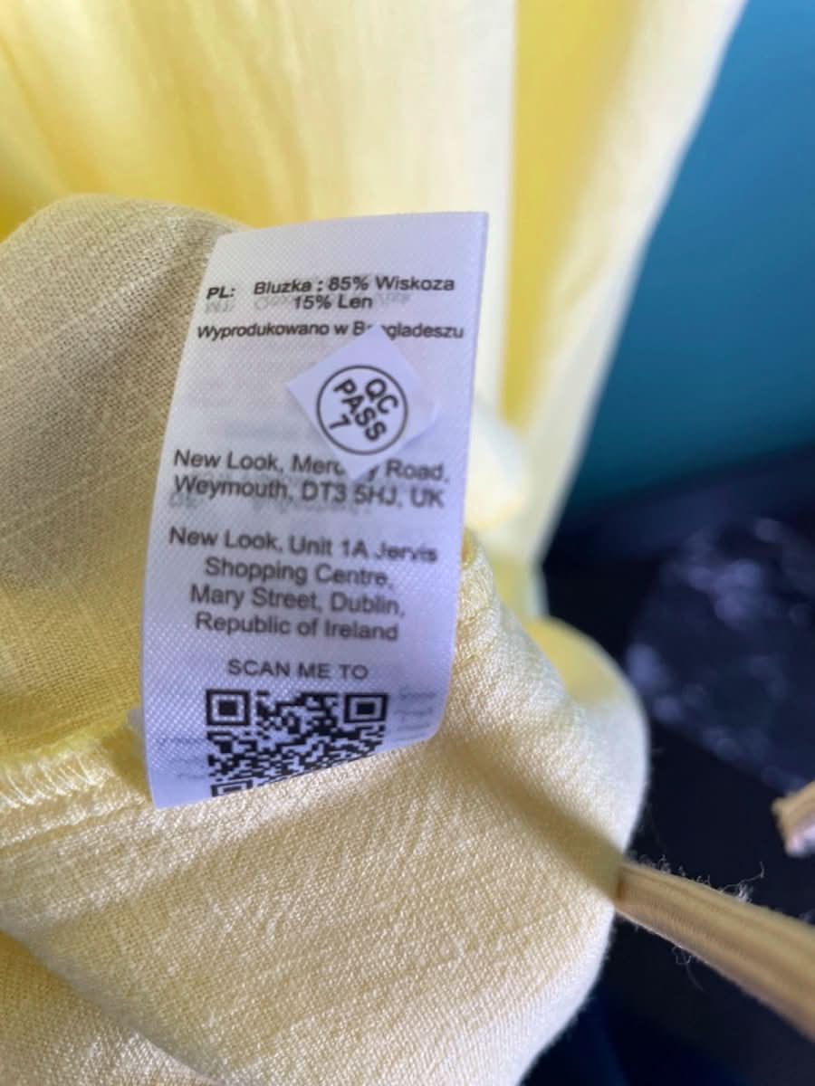 New Look Yellow Lexi Slip Dress UK 12 - Reliked