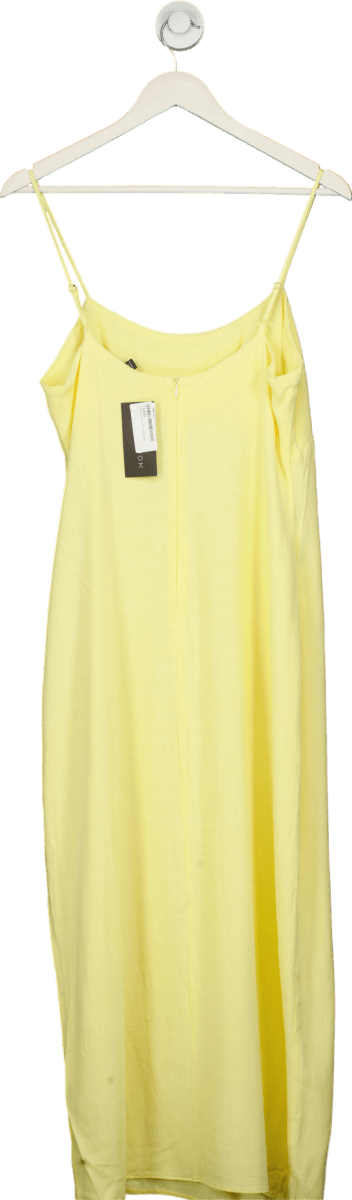 New Look Yellow Lexi Slip Dress UK 12 - Reliked
