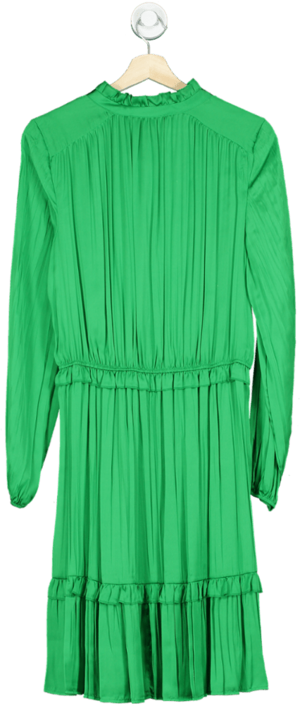 Next Green Pleated Dress 12 Tall - Reliked