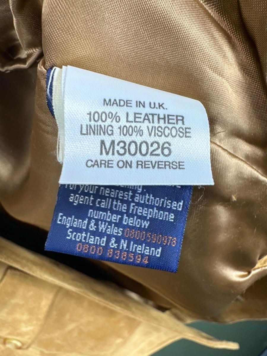 Next Tan Suede Jacket UK MEDIUM - Reliked