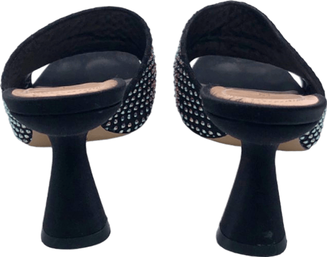 Nicholas Kirkwood Black Gem - Embellished Heeled Mules EU 37 - Reliked