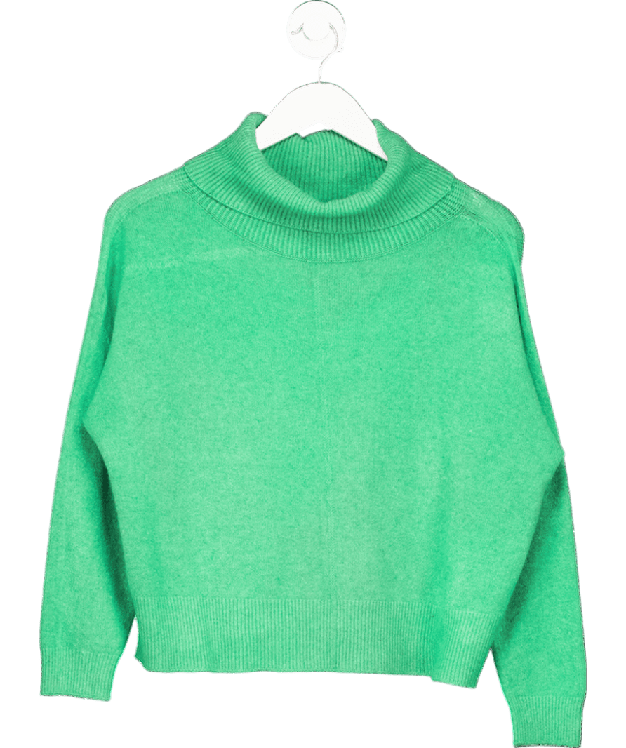 Nicola Sexton Green Super Soft Roll Neck Jumper UK S/M - Reliked