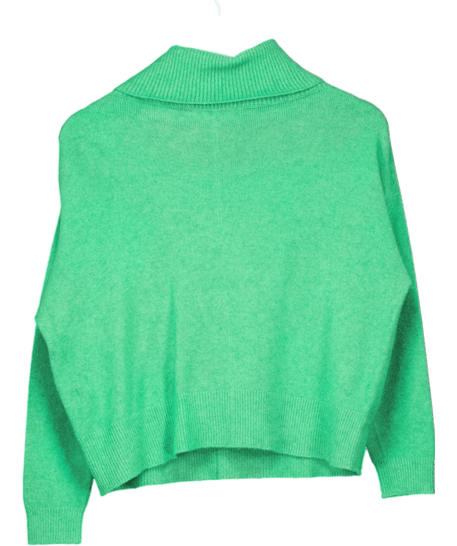 Nicola Sexton Green Super Soft Roll Neck Jumper UK S/M - Reliked