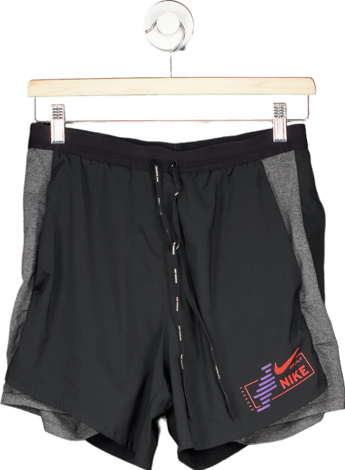 Nike Black Dri - Fit Running Shorts UK M - Reliked