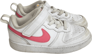 Nike Court Borough Low Recraft Girls Toddler In White UK 8.5 EU 26 👼