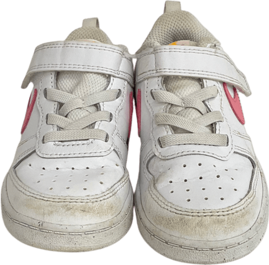 Nike Court Borough Low Recraft Girls Toddler In White UK 8.5 EU 26 👼 - Reliked