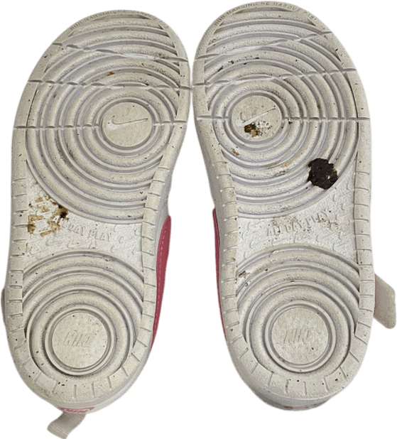 Nike Court Borough Low Recraft Girls Toddler In White UK 8.5 EU 26 👼 - Reliked