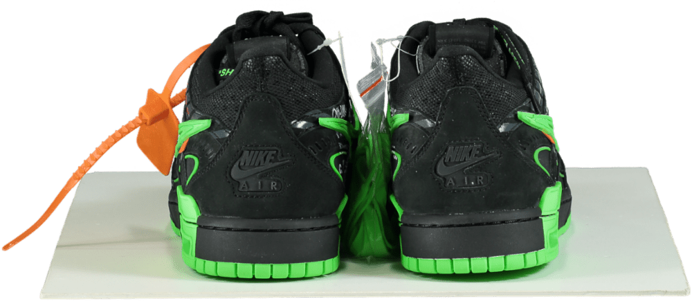 Nike CU6015 Black/Green Strike Air Rubber Dunk/OW Trainers 👟 UK 10.5 👟 - Reliked