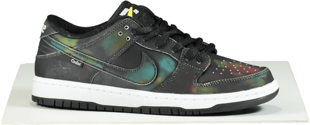 Nike CZ5123 Black SB Dunk Low Pro QS Trainers 👟 UK 07 👟 - Reliked