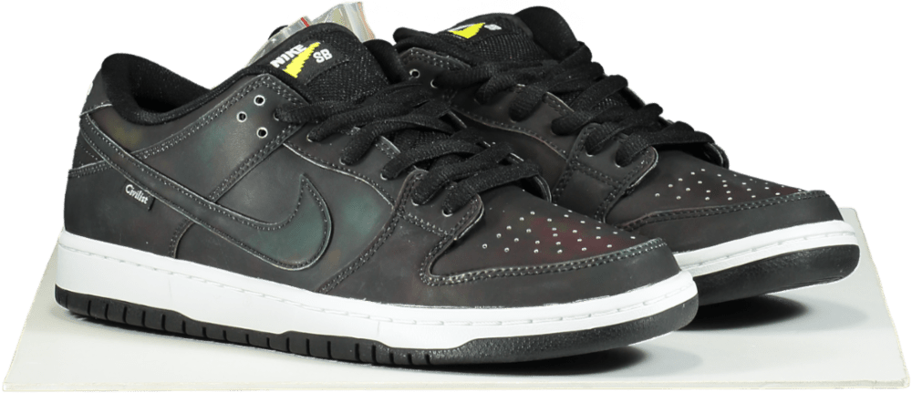 Nike CZ5123 Black SB Dunk Low Pro QS Trainers 👟 UK 07 👟 - Reliked