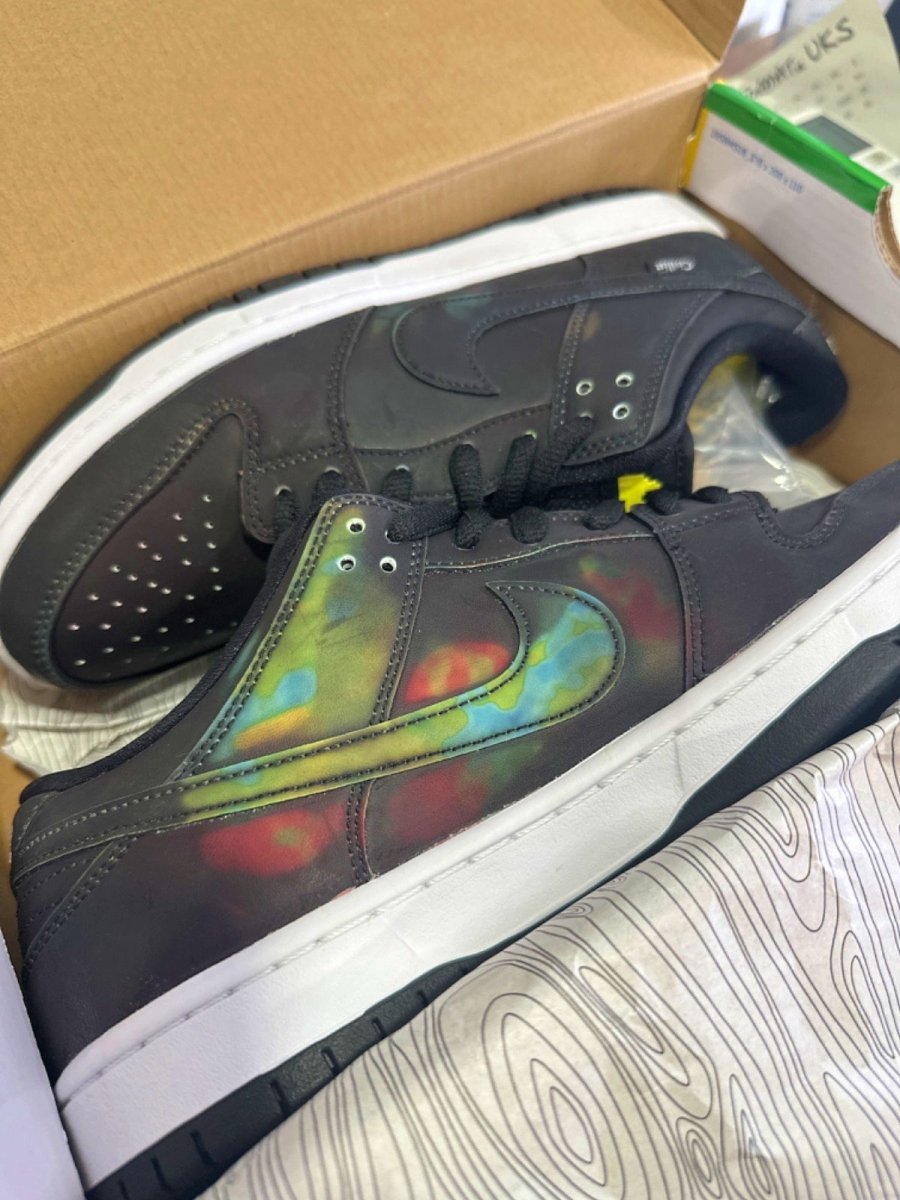 Nike CZ5123 Black SB Dunk Low Pro QS Trainers 👟 UK 07 👟 - Reliked