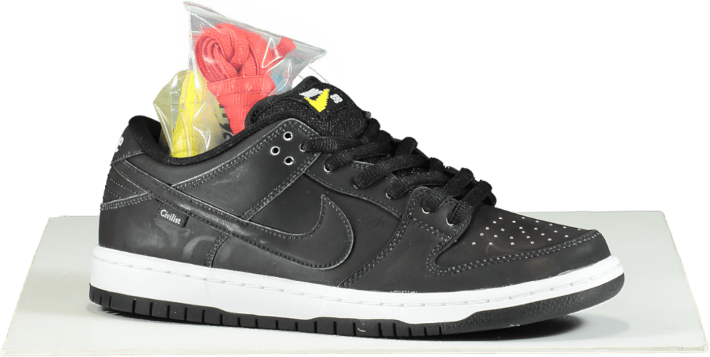 Nike CZ5123 Black SB Dunk Low Pro QS Trainers UK 8.5 👟 - Reliked