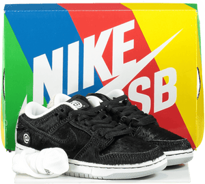Nike DA1630 Black SB Dunk Low Pro QS (PS) Trainers UK 10