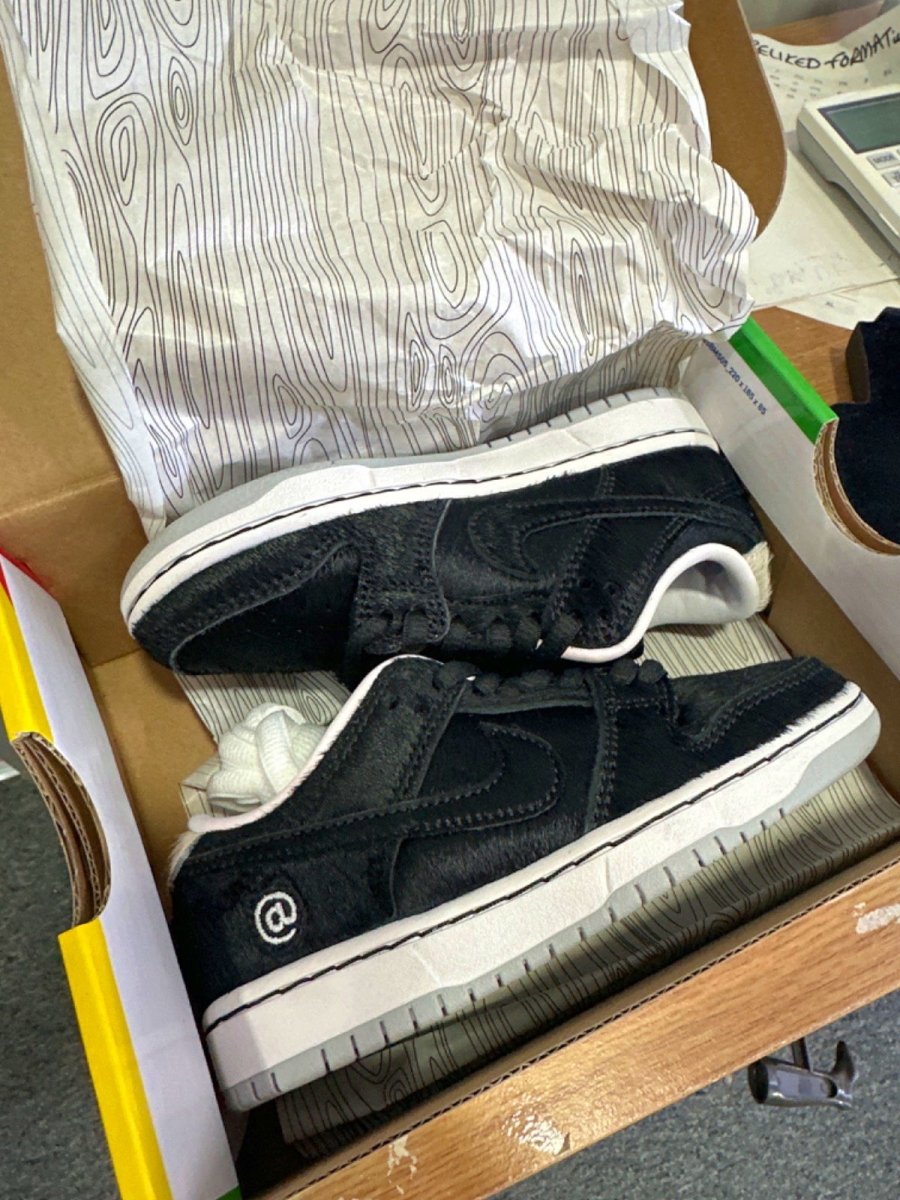 Nike DA1630 Black SB Dunk Low Pro QS (PS) Trainers 👟 UK 10 👟 - Reliked