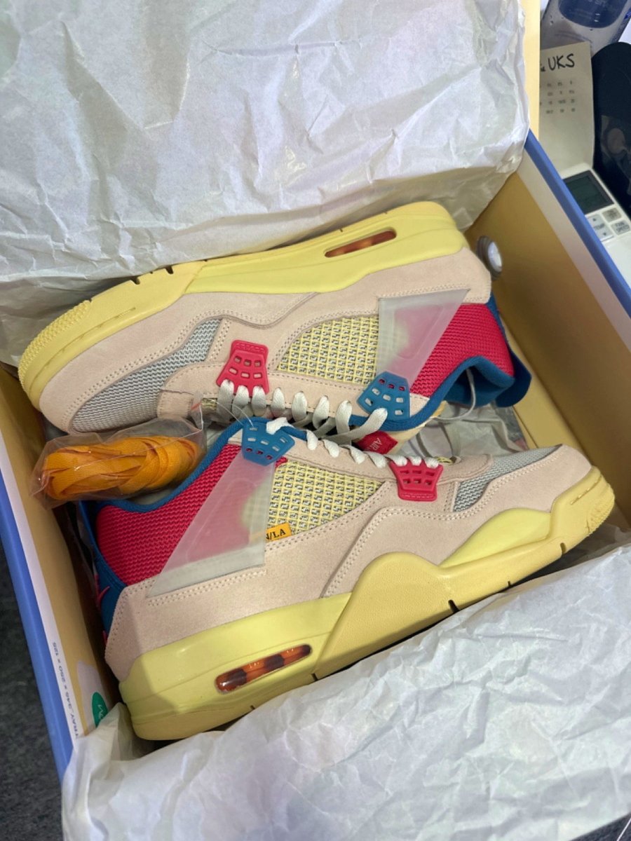 Nike DC9533 Multi - Colour Air Jordan 4 Retro SP Trainers UK 9 👟 - Reliked