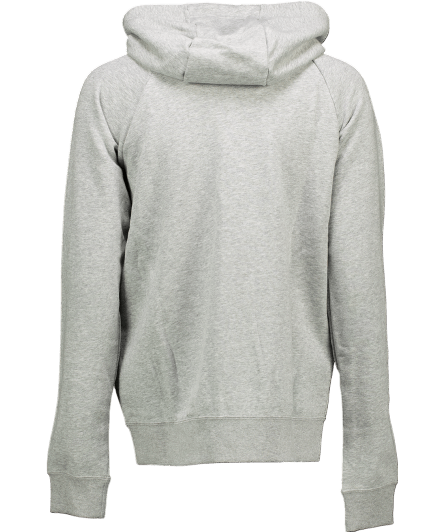 Nike Grey Soft Fleece Zip Hoodie UK S - Reliked