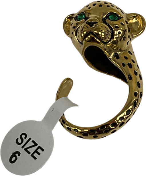 Nimany Metallic Pirooz Ring Gold Size 6 - Reliked