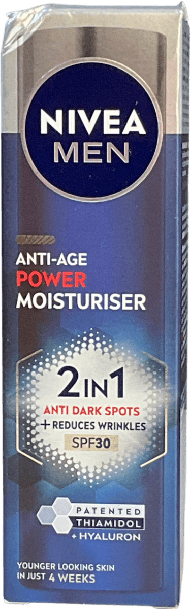nivea 2in1 Anti - age Power Moisturiser With Luminous630 & Hyaluronic Acid Spf30 50ml - Reliked