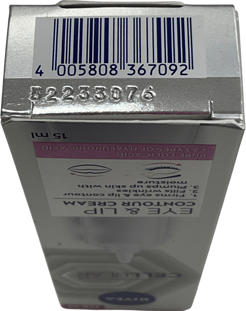 nivea Cellular Expert Filler Hyaluronic Acid Eye & Lip Contour Cream 15ml - Reliked