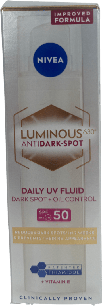 nivea Luminous 630 Anti Dark - spot Advanced Moisturiser Spf50 40ml - Reliked