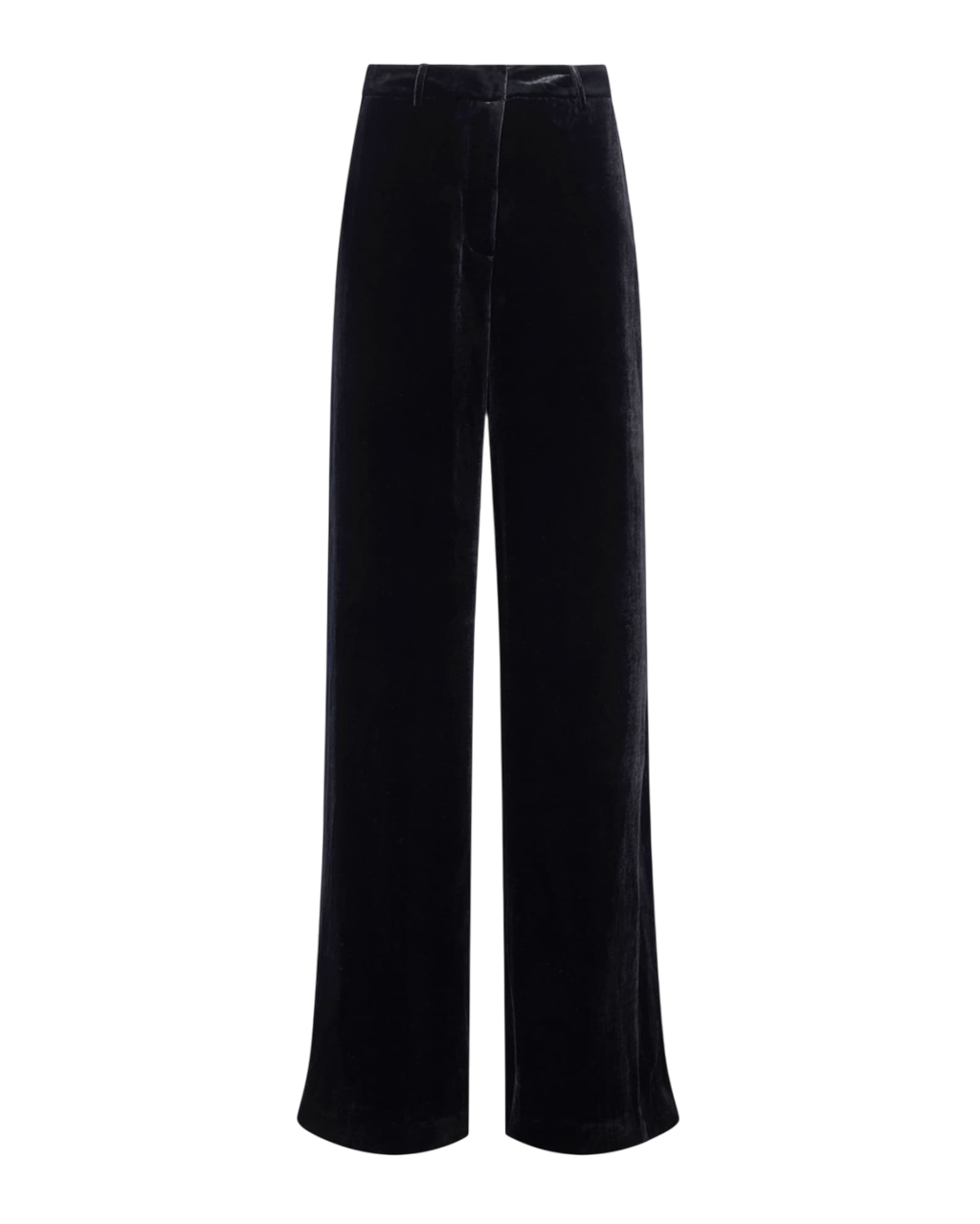 L'agence Pilar Velvet Wide-leg Trousers In Black UK 10