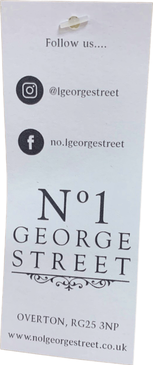 No. 1 George Street Beige Silk Blend V - Neck Blouse UK M - Reliked