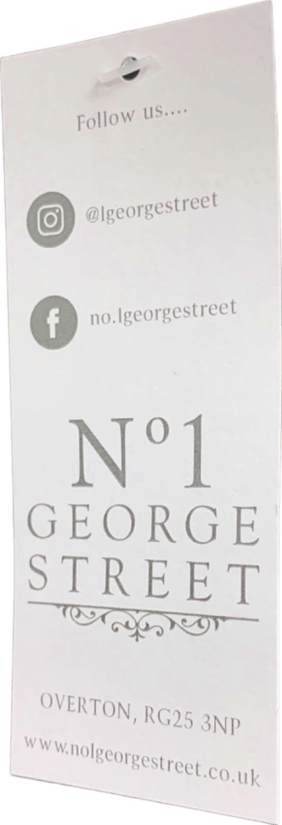 No. 1 George Street Black V - Neck Long Sleeve Top UK M/L - Reliked