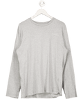 No Bra Clique Grey Long Sleeve Bikini T-shirt UK L - Reliked