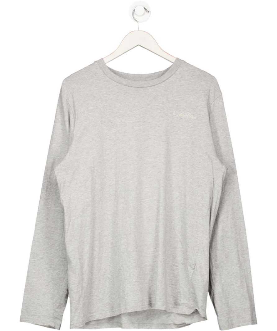 No Bra Clique Grey Long Sleeve Bikini T-shirt UK L - Reliked