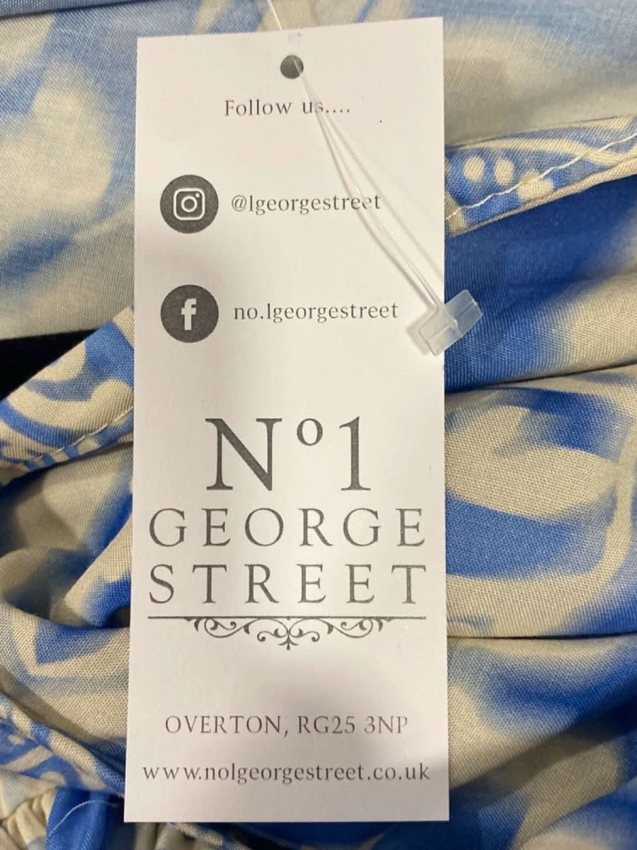 No.1 George Street Blue Jenna Dress UK M - Reliked