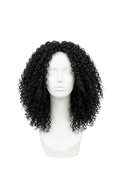 WIGS Black Kinky Curls Wig 14" LONG