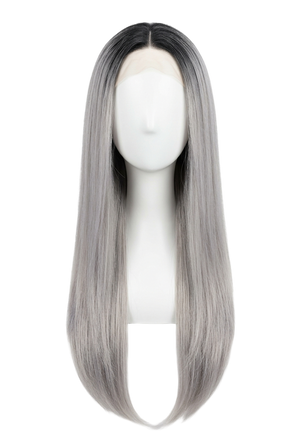 WIGS  Silky Grey Wig 20" LONG