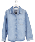 Nobody's Child Blue Denim Oversized Shirt UK 18 - Reliked