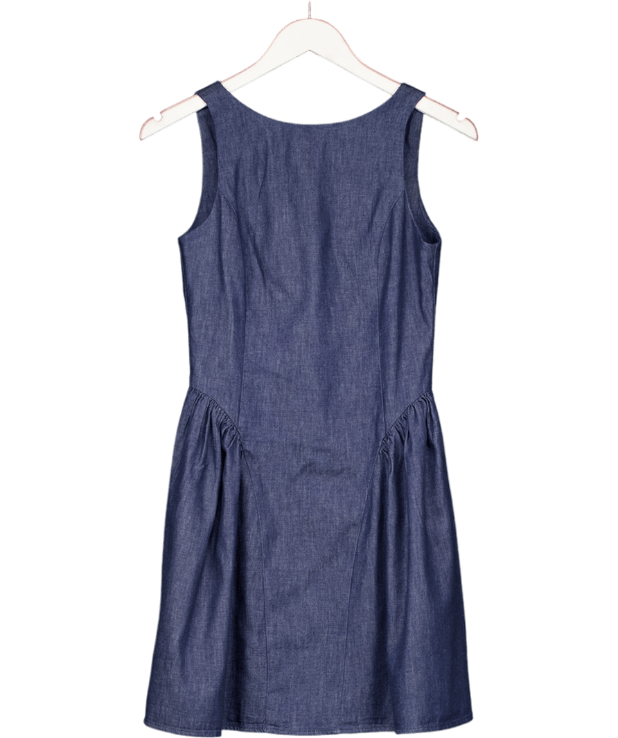 Nobody's Child Blue Penelope Denim Mini Dress UK 6 - Reliked