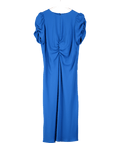 Nobody's Child Blue Ruched Maxi Dress UK 18 - Reliked