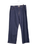 Nobody's Child Dark Blue High Rise Kingston Straight Leg Jeans UK 18 - Reliked