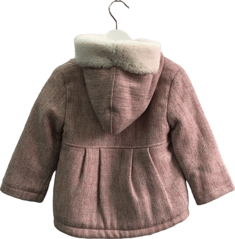 Normandie Pink Hooded Coat 24M - Reliked