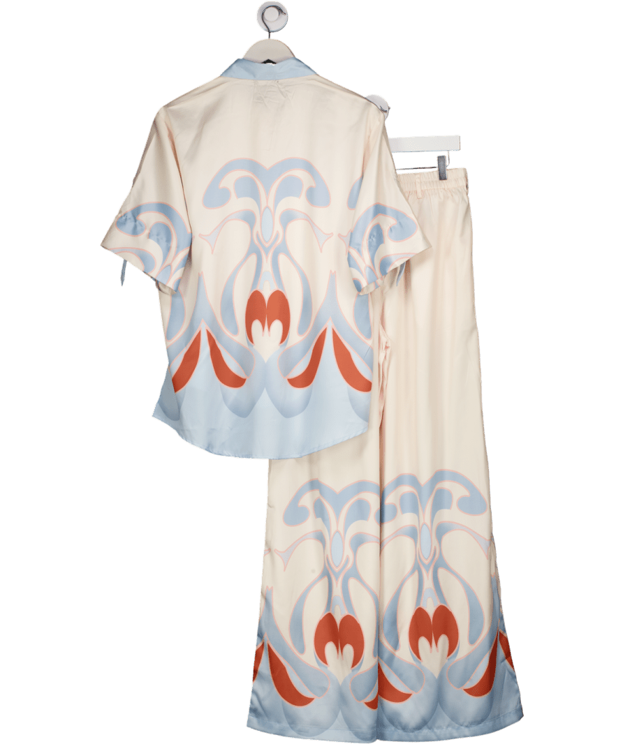 Noughts & Kisses 2 - piece Coconut Drift Shirt & Trousers Set UK XS/S - Reliked