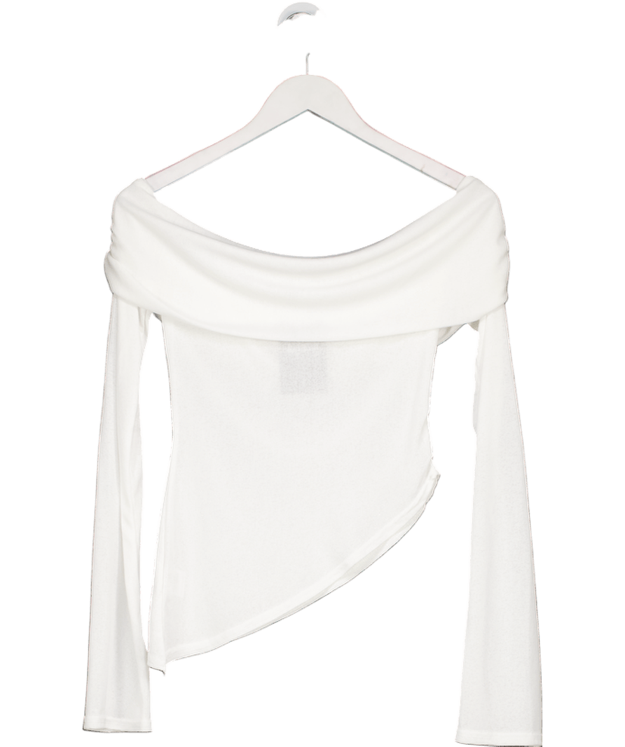 Noughts & Kisses Cream Off Shoulder Top UK M - Reliked