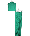 Noughts & Kisses Green Maxi Skirt And Top Set UK XS - Reliked