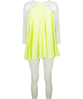 Noughts & Kisses Valencia Yellow Linen Halter Dress UK XS - Reliked