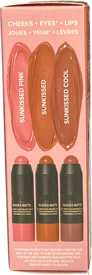 Nudestix Nude Natural Lips Limited Edition Makeup Gift Set X3 - Reliked