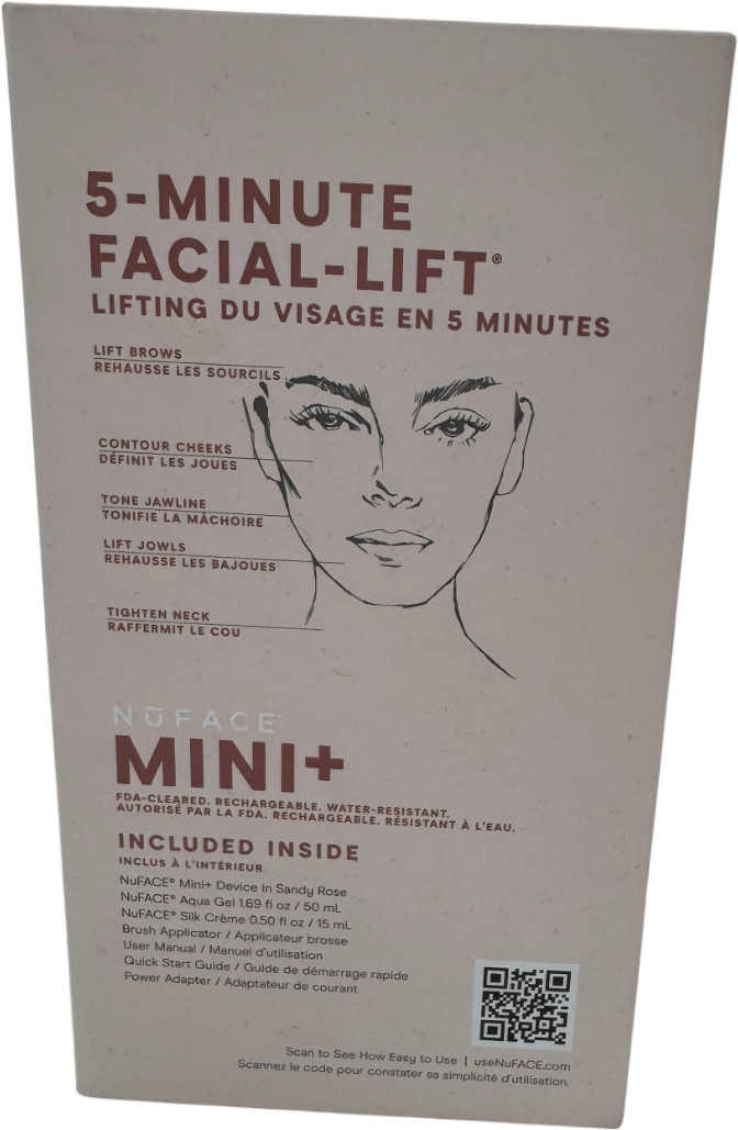 NuFACE Smart Petite Microcurrent Facial Toner Device Pink Onesize - Reliked