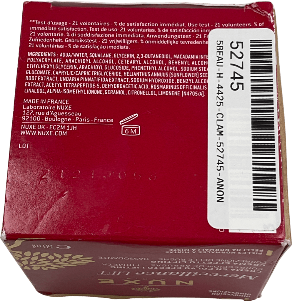 Nuxe Merveillance Lift Firming Powdery Cream 50ml - Reliked