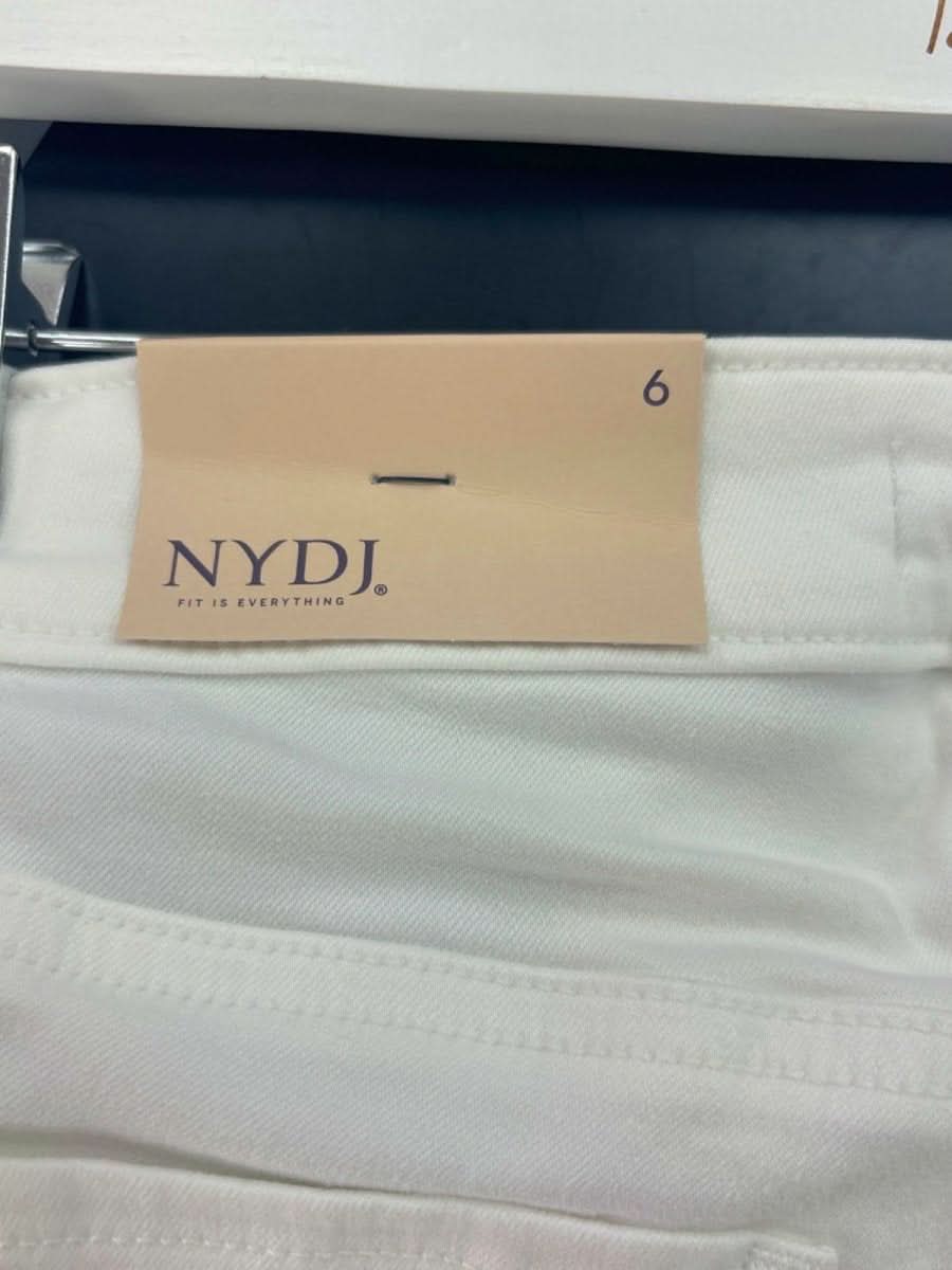 NYDJ Optic White Chloe Capri Jeans UK 10 - Reliked