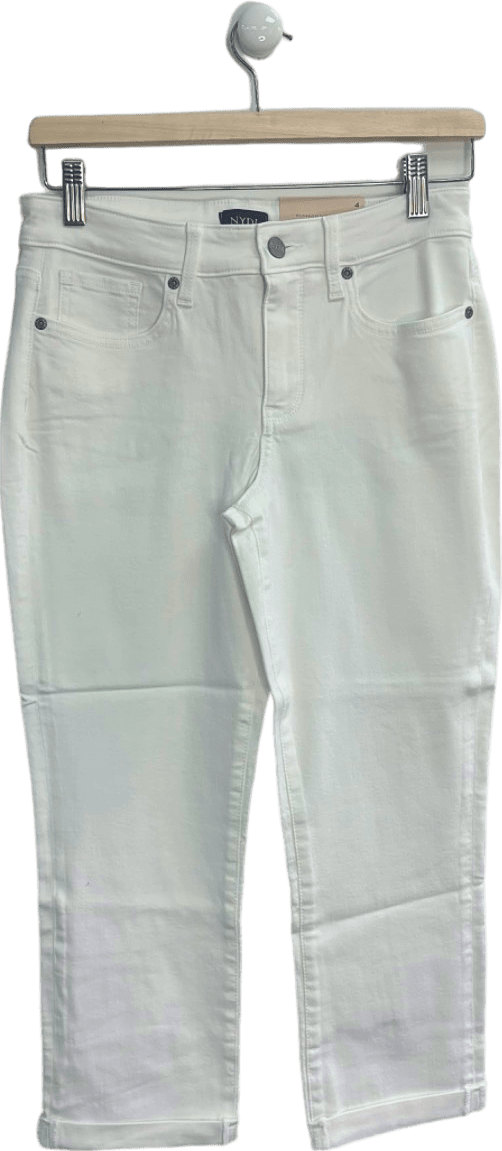 NYDJ Optic White Chloe Crop Jeans Size 14 - Reliked