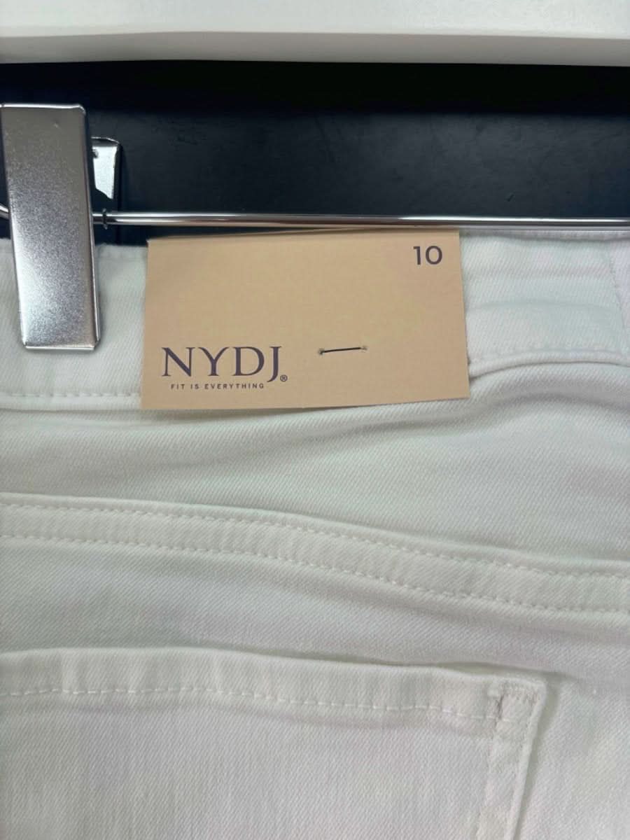 NYDJ Optic White Chloe Crop Jeans Size 14 - Reliked